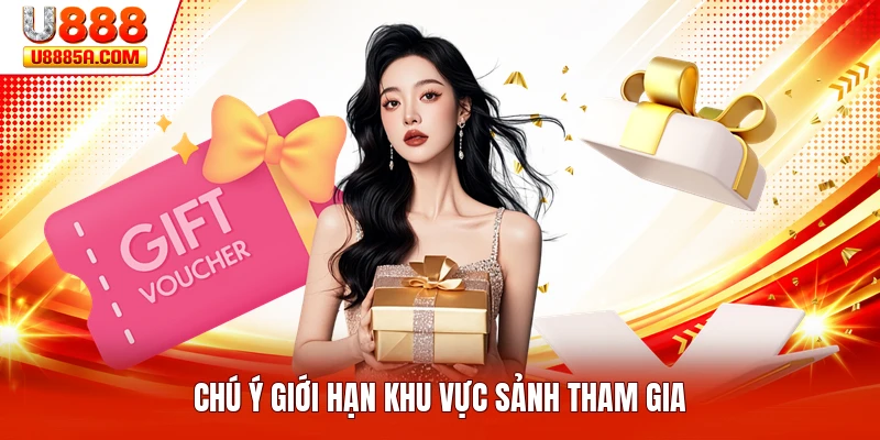 Chú ý giới hạn khu vực sảnh tham gia